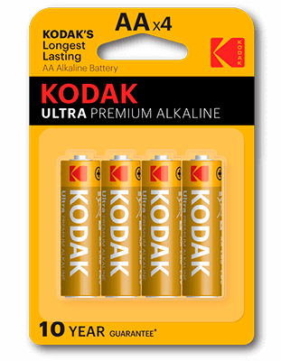 pilas alcalinas Kodak ULTRA AA LR6 (4)